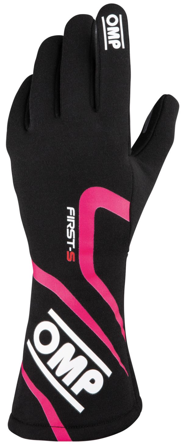 OMP First-S homológ sofőrkesztyű (fekete-pink)