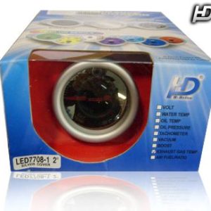 HD olajhőfokmérő műszer 52 mm, tükrös