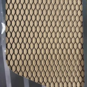 Tuningrács, díszrács, fekete, 100x33 cm