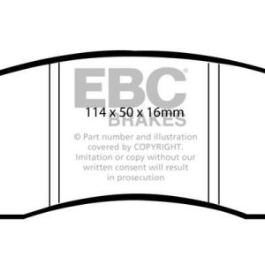 EBC fékbetét AP CP3344D44 - Yellow stuff