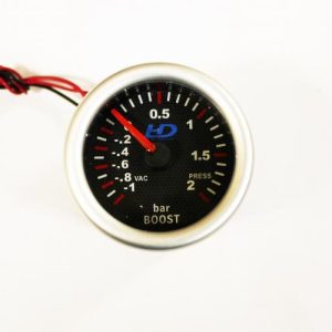 HD turbónyomásmérő műszer 52 mm, fekete