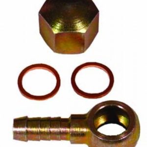 Sytec banjo csatlakozó Bosch és Walbro pumpákra 8mm csatlakozással