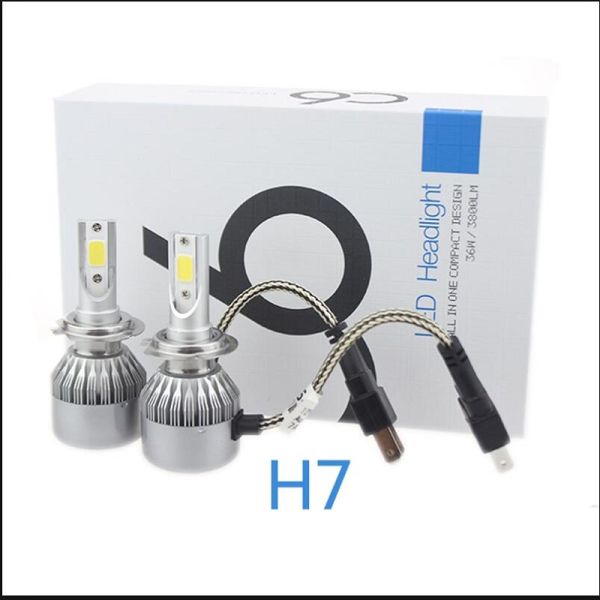 H7 Cree C6 LED izzó pár
