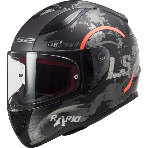 LS2 RAPID CIRCLE TITANIUM bukósisak - XXXL méretben