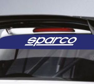 Szélvédőmatrica hátsó, Sparco