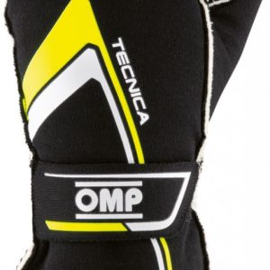 OMP Tecnica homológ sofőrkesztyű (fekete-sárga)