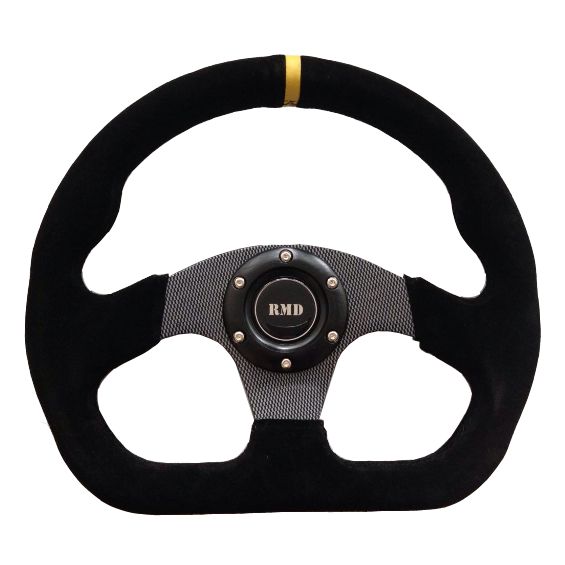 Formula velúr sportkormány 320mm (karbonmintás)