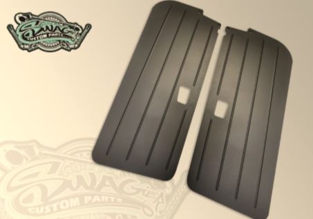 BMW E36 Coupe első ajtókárpit pár - alu