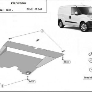 Fiat Doblo 2010- motorvédő lemez