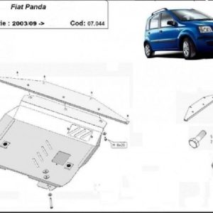 Fiat Panda motorvédő lemez