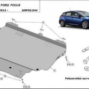 Ford Focus 2013- motorvédő lemez