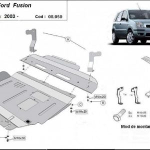 Ford Fusion motorvédő lemez