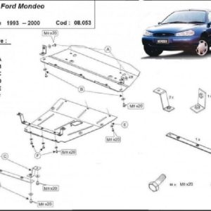Ford Mondeo 1993- motorvédő lemez