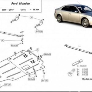 Ford Mondeo 2000- motorvédő lemez