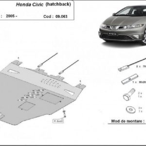 Honda Civic 2005- motorvédő lemez