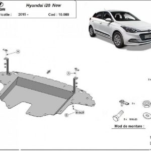 Hyundai i20 2015- motorvédő lemez