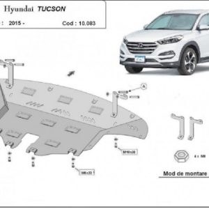 Hyundai Tucson 2015- motorvédő lemez