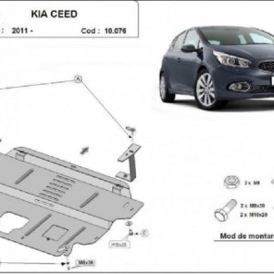 Kia Ceed 2012- motorvédő lemez