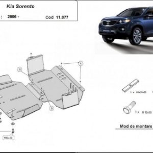 Kia Sorento 2006- motorvédő lemez