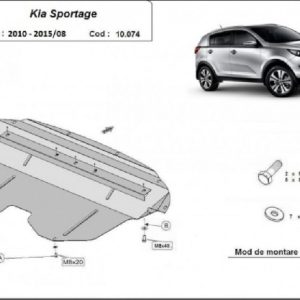 Kia Sportage 2010- motorvédő lemez