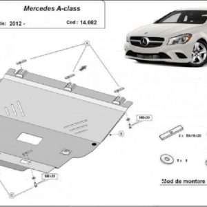 Mercedes A osztály W176 2012- motorvédő lemez