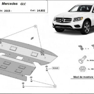 Mercedes GLC X253 2015- motorvédő lemez