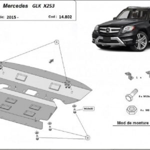 Mercedes GLK X253 2015- motorvédő lemez