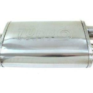 Sport kipufogó középdob 1x63mm be, 2x57mm ki