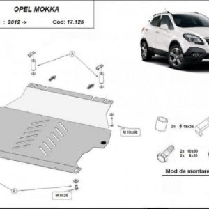 Opel Mokka 2010- motorvédő lemez