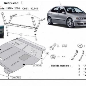 Seat Leon/Toledo 1998- motorvédő lemez