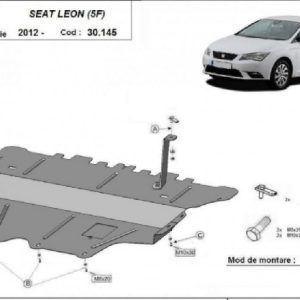 Seat Leon 2012- motorvédő lemez