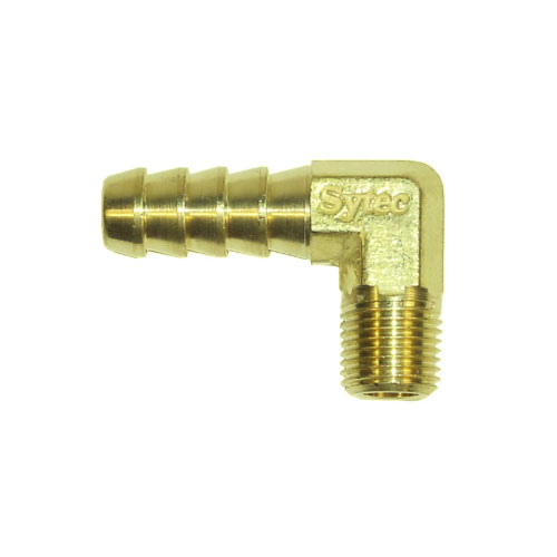 8 mm - 1/8 NPT adapter, 90 fokos (Facet Silver Top)