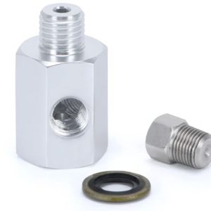 M12x1.5 3x 1/8NPT átalakító elosztó adapter (alu)