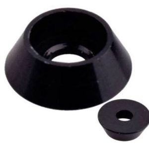 M5 alumínium alátét - kúpos (fekete) 10db