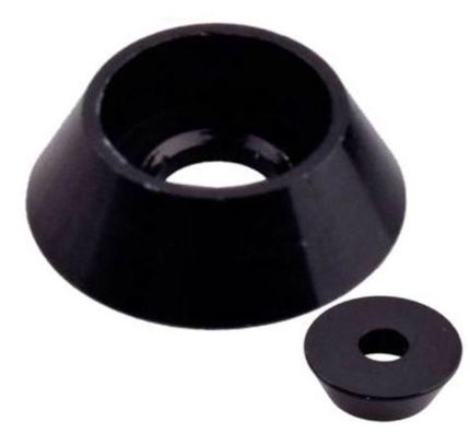 M5 alumínium alátét - kúpos (fekete) 10db