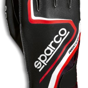 Sparco Record gokart versenykesztyű (fekete-piros)