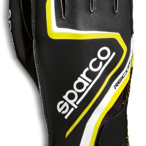 Sparco Record gokart versenykesztyű (szürke-sárga)