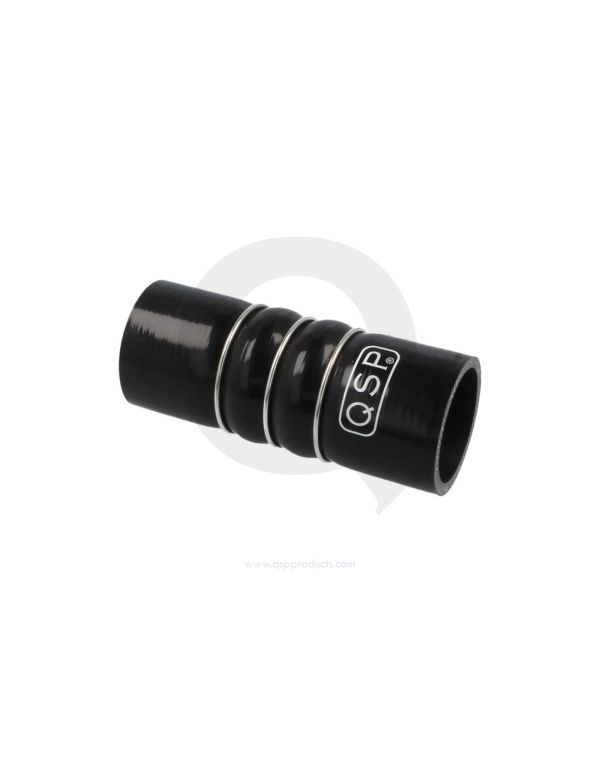 QSP Rugóerősített öszekötő szilikon cső - 76 mm