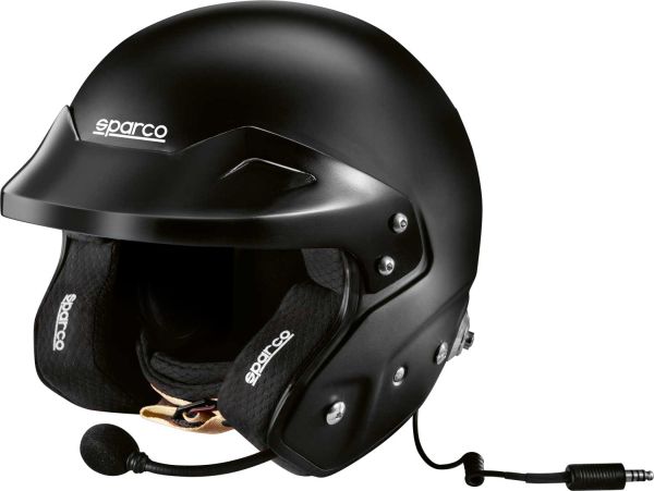 Sparco RJ-i HANS homológ bukósisak hangosítással (fekete)