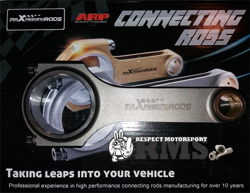 Audi Volkswagen Seat 1.8T Maxpeedingrods H profilú kovácsolt hajtókar szett (20mm csapszeggel)