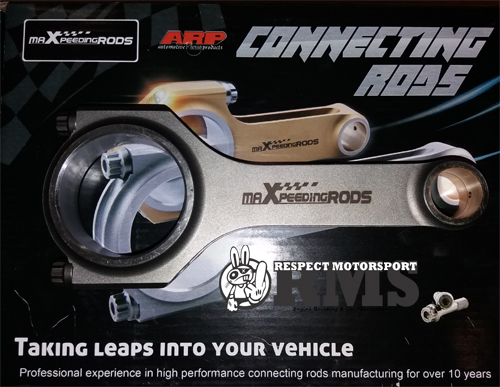 Mazda MX5 B6 1.6 és BP 1.8 Miata Maxpeedingrods kovácsolt hajtókar szett ARP2000 hajtókarcsavarokkal